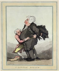 Un peu plus grand, pub. par S.W. Fores, 1791 - Thomas Rowlandson